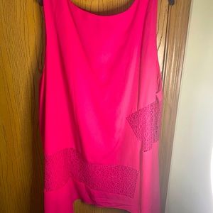This is a pretty pink summer shirt in a size 2x plus size